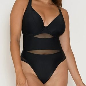 Curvy Kate black swimsuit 34G